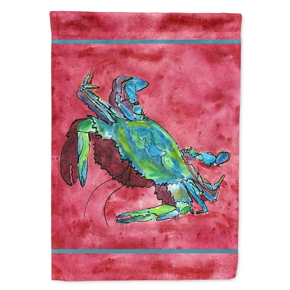Carolines Treasures 8379-FLAG-PARENT Crab  Flag  multicolor