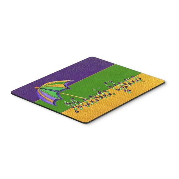 Carolines Treasures 8381MP Mardi Gras Mouse Pad Hot Pad or Trivet Large multicolor