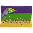 thumbnail image 1 of Carolines Treasures 8381PW1216 Mardi Gras Indoor & Outdoor Decorative Fabric Pillow - 12 x 16 in., 1 of 3