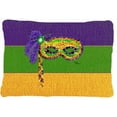 thumbnail image 1 of Carolines Treasures 8384PW1216 Mardi Gras Indoor & Outdoor Decorative Fabric Pillow - 12 x 16 in., 1 of 3