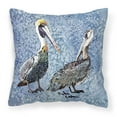thumbnail image 1 of Carolines Treasures 8409PW1414 Bird - Pelican Decorative Canvas Fabric Pillow, 14Hx14W, multicolor, 1 of 4