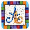 thumbnail image 1 of Carolines Treasures 8424-FC Seahorse Foam Coasters - Set 4- 3.5 x 3.5 In., 1 of 1