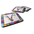 thumbnail image 1 of Carolines Treasures 8445-VFC Beach and Seafood Foam Coaster Set of 4 3 1/2 x 3 1/2 multicolor, 1 of 3