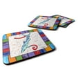 thumbnail image 1 of Carolines Treasures 8449-ZFC Beach and Seafood Foam Coaster Set of 4 3 1/2 x 3 1/2 multicolor, 1 of 3