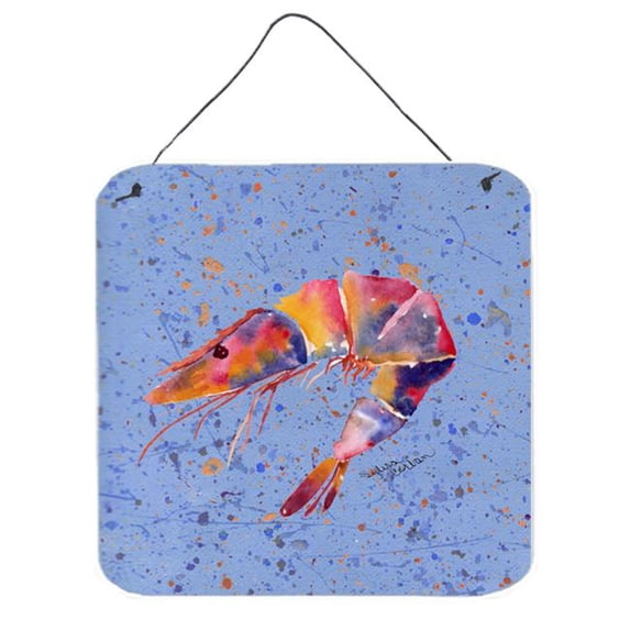 Carolines Treasures 8455DS66 Shrimp Wall or Door Hanging Prints 6HX6W multicolor