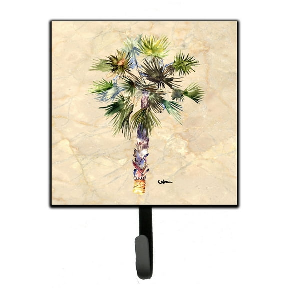 Carolines Treasures 8481SH4 Palm Tree Leash or Key Holder Single Hook multicolor