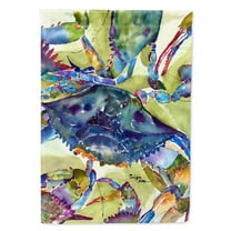 Carolines Treasures 8512-FLAG-PARENT Crab All Over Flag  multicolor
