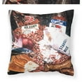 thumbnail image 1 of Carolines Treasures 8536PW1414 Red Beans and Rice Decorative   Canvas Fabric Pillow 14Hx14W multicolor, 1 of 4