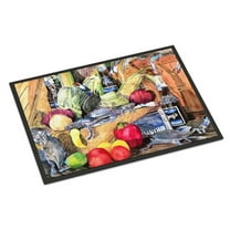 Carolines Treasures 8538JMAT Barqs and Crabs Door Mat Indoor Rug or Outdoor Welcome Mat 24x36 Doormat 24H X 36W