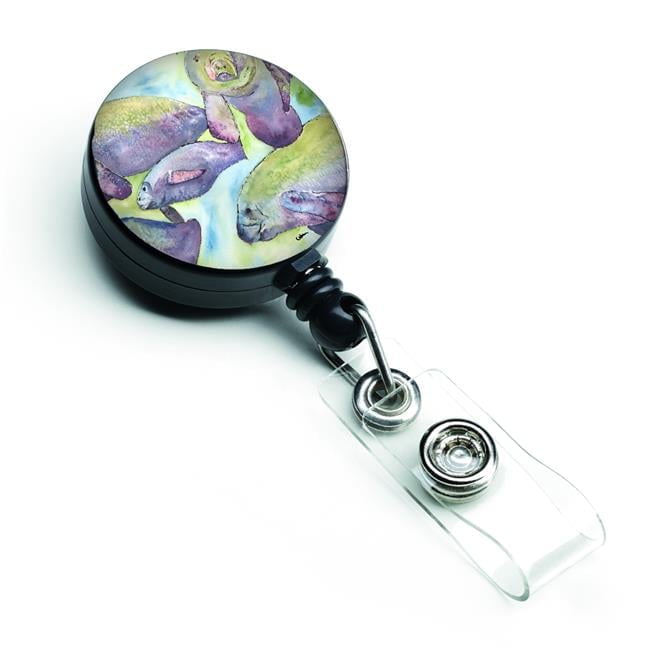 Carolines Treasures 8544BR Manatee Retractable Badge Reel