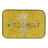 Carolines Treasures 8557DDM Pineapple Dish Drying Mat 14 x 21" multicolor