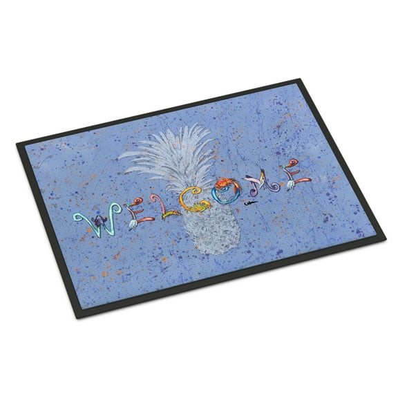 Carolines Treasures 8563-MAT Pineapple Doormat 18x27 27"L x 18"W multicolor