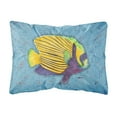 thumbnail image 1 of Carolines Treasures 8579PW1216 Tropical Fish on Blue Canvas Fabric Decorative Pillow, 12H x16W, multicolor, 1 of 3