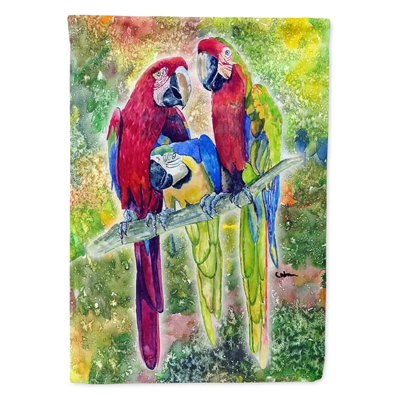 Parrot Parrot Head Garden Flag