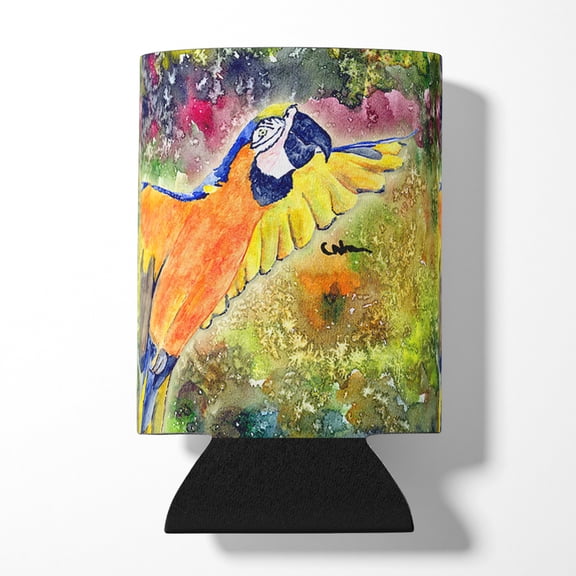 Carolines Treasures 8602CC Parrot Parrot Head Can or Bottle Hugger Can Hugger multicolor