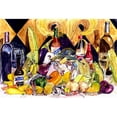 thumbnail image 1 of Carolines Treasures 8638PLMT Crystal Hot Sauce With Fleur De Lis And Wine Fabric Placemat, 1 of 1