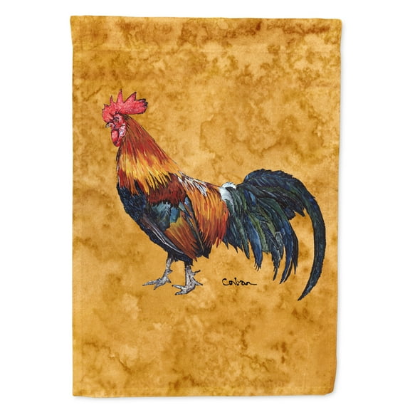 Carolines Treasures 8651-FLAG-PARENT Rooster Flag  multicolor