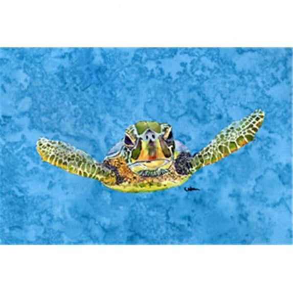 Carolines Treasures 8653PLMT Turtle Coming At You Fabric Placemat