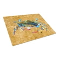thumbnail image 1 of Carolines Treasures 8655LCB Crab Glass Cutting Board Large, 12H x 16W, multicolor, 1 of 2