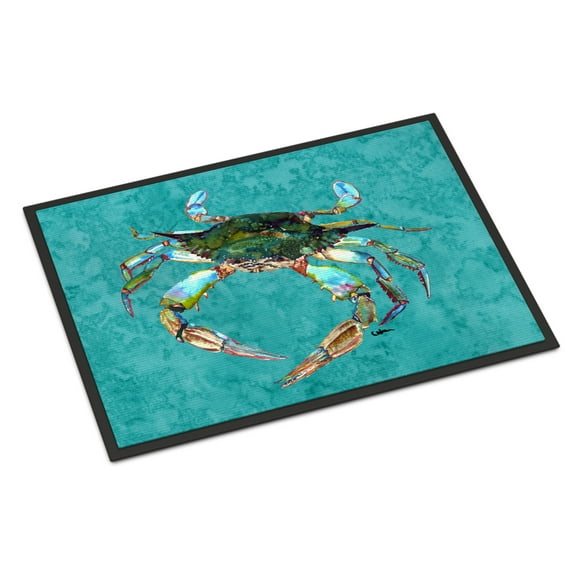 Carolines Treasures 8657-JMAT Crab Doormat 24x36 36"L x 24"W multicolor