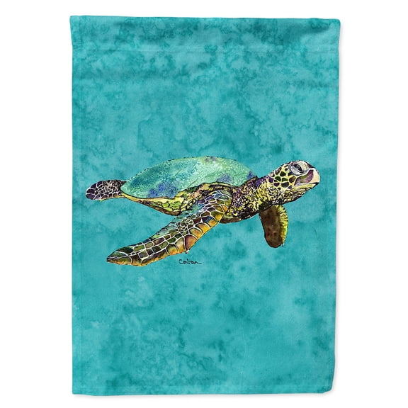 Carolines Treasures 8659-FLAG-PARENT Turtle Flag multicolor