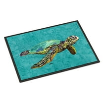 Carolines Treasures 8659MAT Turtle Doormat 18x27 27"L x 18"W multicolor