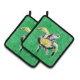 thumbnail image 1 of Carolines Treasures 8671PTHD Turtle Pair of Pot Holders , 7.5HX7.5W, multicolor, 1 of 3