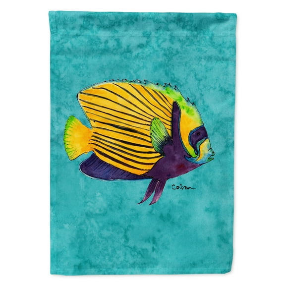Carolines Treasures 8674-FLAG-PARENT Fish Tropical Flag multicolor