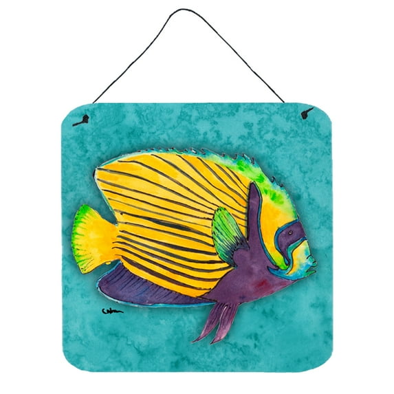 Carolines Treasures 8674DS66 Tropical Fish Wall or Door Hanging Prints 6HX6W multicolor