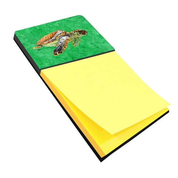 Carolines Treasures 8675SN Turtle Refiillable Sticky Note Holder or Postit Note Dispenser, 3 x 3 In.