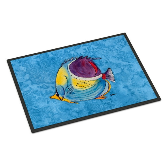 Carolines Treasures 8676MAT Tropical Fish Doormat 18x27 27"L x 18"W multicolor