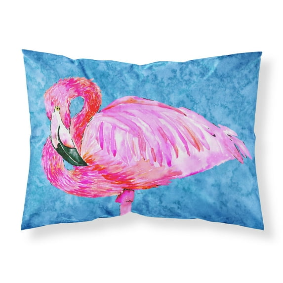 Carolines Treasures 8686PILLOWCASE Flamingo Fabric Standard Pillowcase Standard multicolor
