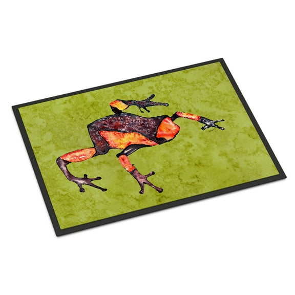 Carolines Treasures 8689MAT Frog Doormat 18x27 27"L x 18"W multicolor