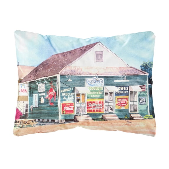 Carolines Treasures 8704PW1216 Rivershack Canvas Fabric Decorative Pillow , 12H x16W, multicolor