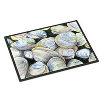 Carolines Treasures 8714MAT Clam Quahog Doormat 18x27 27"L x 18"W multicolor