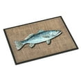 thumbnail image 1 of Carolines Treasures 8737MAT Fish Speckled Trout Door Mat Indoor Rug or Outdoor Welcome Mat 18X27 Doormat, 18H X 27W,, 1 of 2