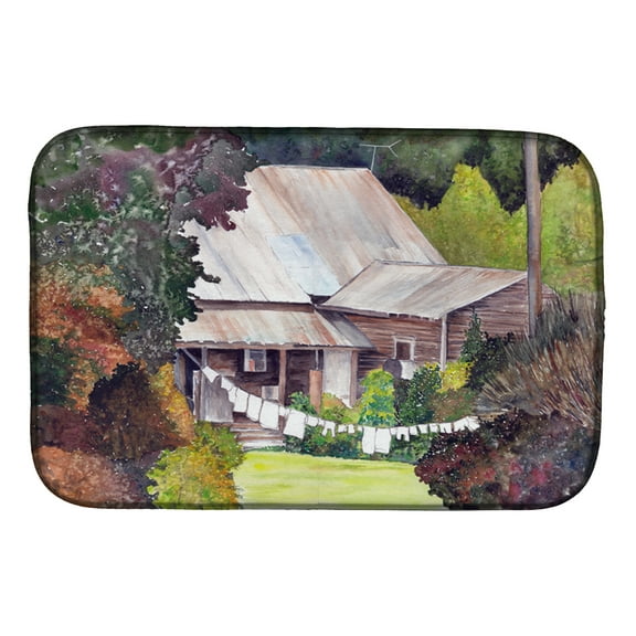 Carolines Treasures 8741DDM Wash Day Dish Drying Mat 14 x 21" multicolor