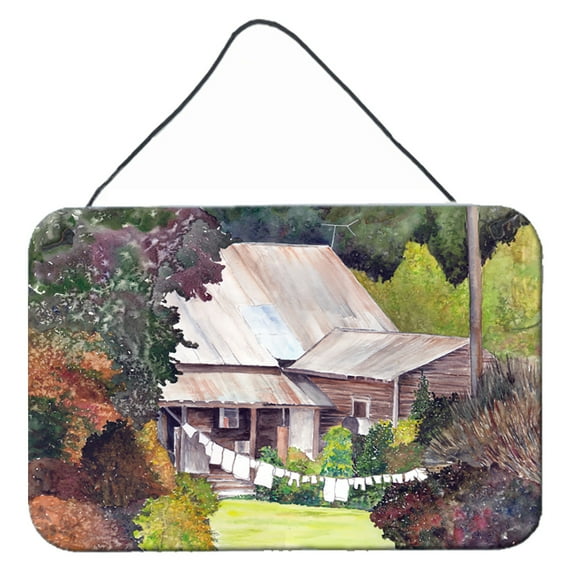 Carolines Treasures 8741DS812 Wash Day Wall or Door Hanging Prints 8x12 multicolor