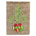 thumbnail image 1 of Carolines Treasures 8745-FLAG-PARENT Christmas Tree Fleur de lis Flag  multicolor, 1 of 2