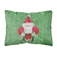 thumbnail image 1 of Carolines Treasures 8746PW1216 Christmas Santa Fleur de lis Canvas Fabric Decorative Pillow, 12H x16W, multicolor, 1 of 3