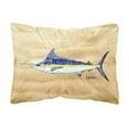 thumbnail image 1 of Carolines Treasures 8754PW1216 Swordfish on Sandy Beach Canvas Fabric Decorative Pillow, 12H x16W, multicolor, 1 of 3