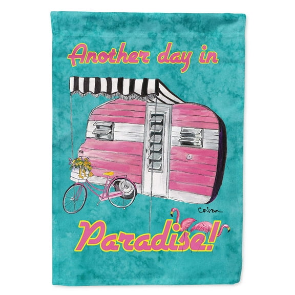 Carolines Treasures 8759-FLAG-PARENT Another Day in Paradise  Flag  multicolor