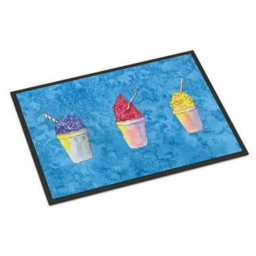Carolines Treasures 8780JMAT Snowballs and Snowcones Doormat 24x36 36"L x 24"W multicolor