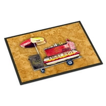 Carolines Treasures 8781JMAT Hot Dog Doormat 24x36 36"L x 24"W multicolor
