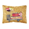 thumbnail image 1 of Carolines Treasures 8781PW1216 Hot Dog Canvas Fabric Decorative Pillow, 12H x16W, multicolor, 1 of 3
