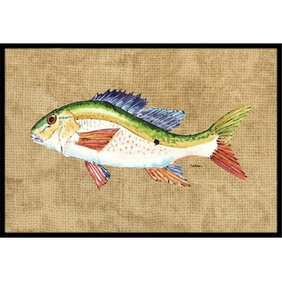Carolines Treasures 8816JMAT 24 x 36 In. Rainbow Trout Indoor or Outdoor Mat