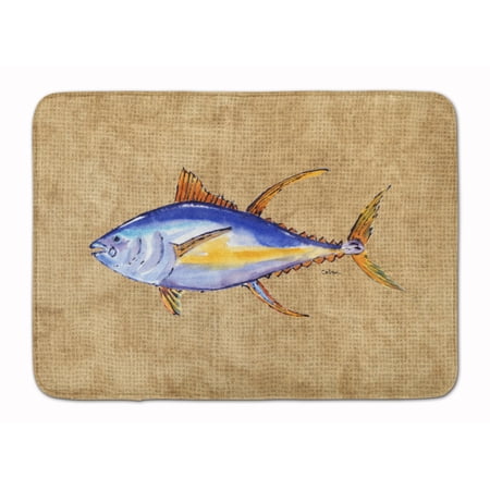 Carolines Treasures 8817RUG Tuna Fish Machine Washable Memory Foam Mat