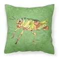 thumbnail image 1 of Carolines Treasures 8848PW1414 Grasshopper on Avacado   Canvas Fabric Decorative Pillow 14Hx14W multicolor, 1 of 4