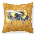 thumbnail image 1 of Carolines Treasures 8850PW1414 Bee on Gold   Canvas Fabric Decorative Pillow 14Hx14W multicolor, 1 of 4
