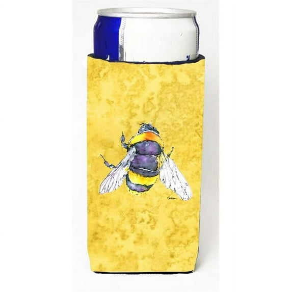 Carolines Treasures 8852MUK Bee On Yellow Michelob Ultra bottle sleeves For Slim Cans - 12 oz.